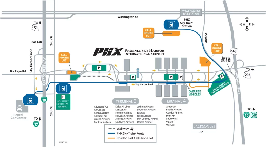 Parking lot map